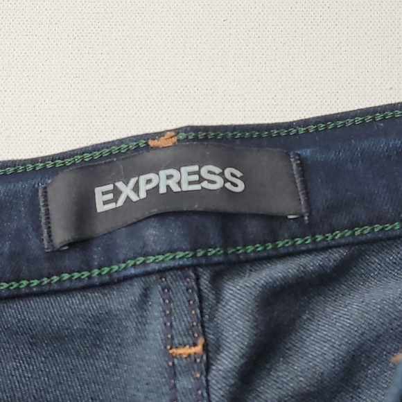 Express High Rise Jean Leggings Size 6R - Picture 7 of 9